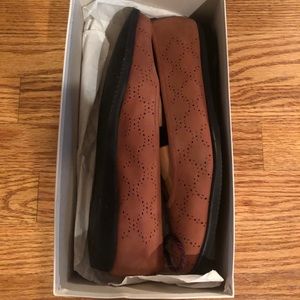 Saks Fifth Avenue Red-Orange Sandel